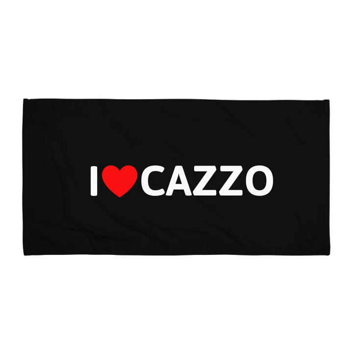 I ♥️ Cazzo towel product image (1)