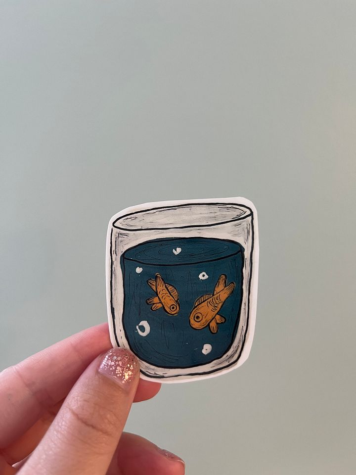 “Fishies” sticker product image (1)