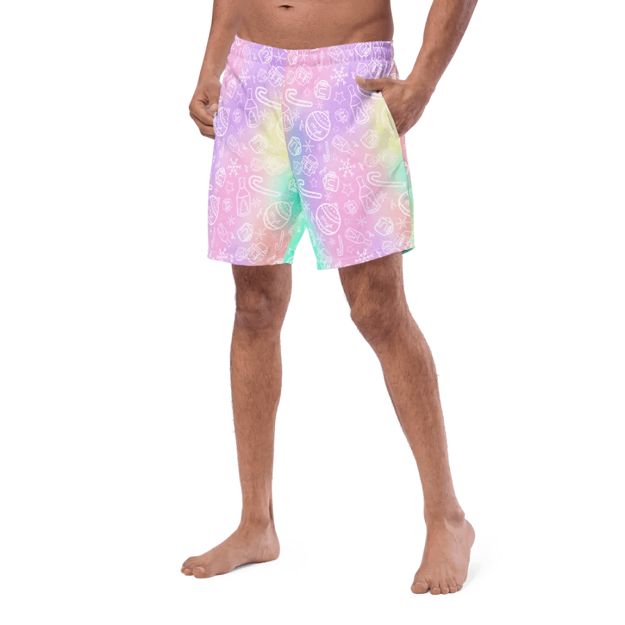 Limited Edition Christmas Tie Die Swim Shorts product image (7)