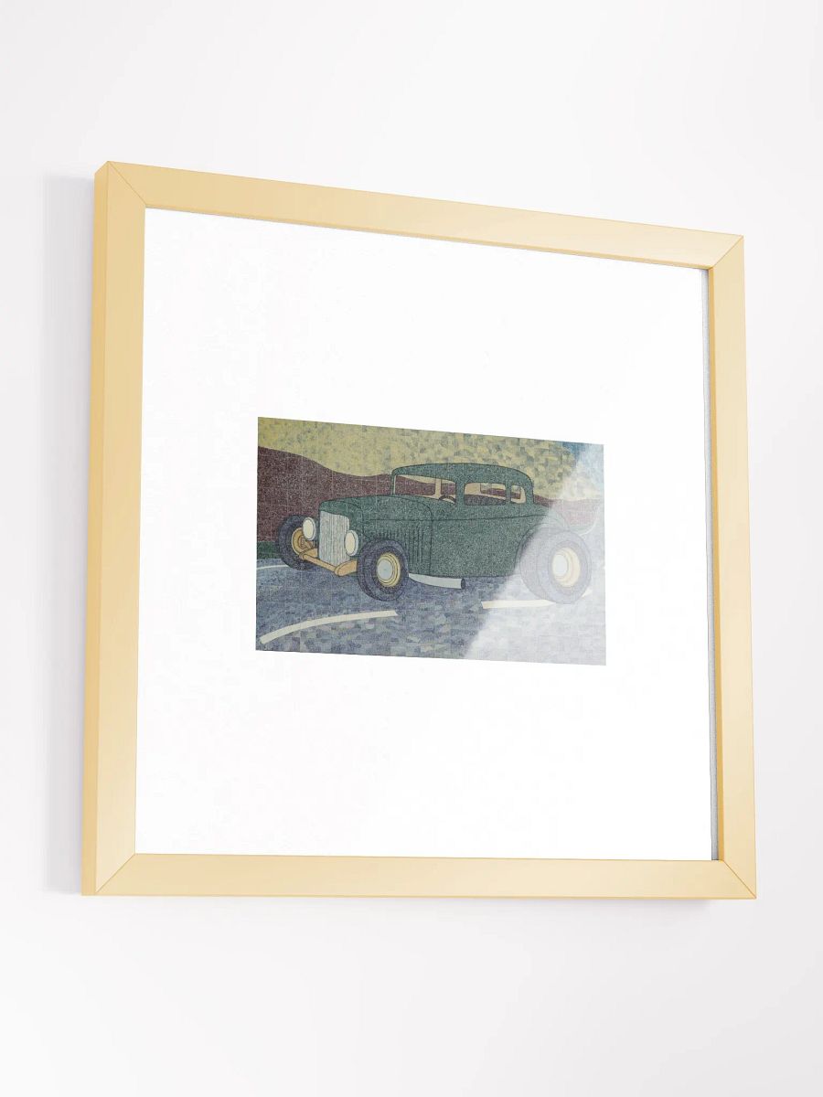 Green Hotrod Print Framed product image (3)