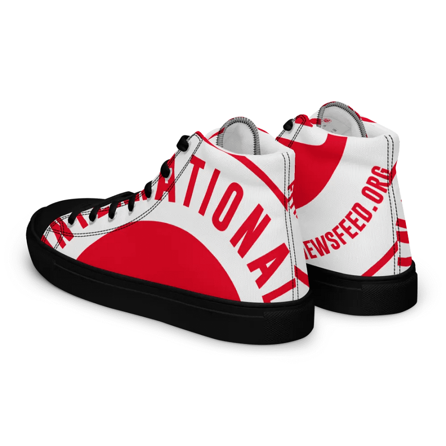 IFBNewsfeed.Org's Men's High Top Canvas Shoes product image (5)