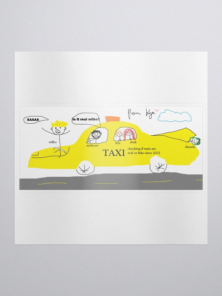 TAXI STICKER product image (1)