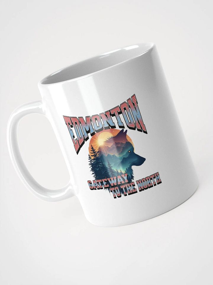 Edmonton Gateway To The North Wolf Wilderness Mug product image (2)