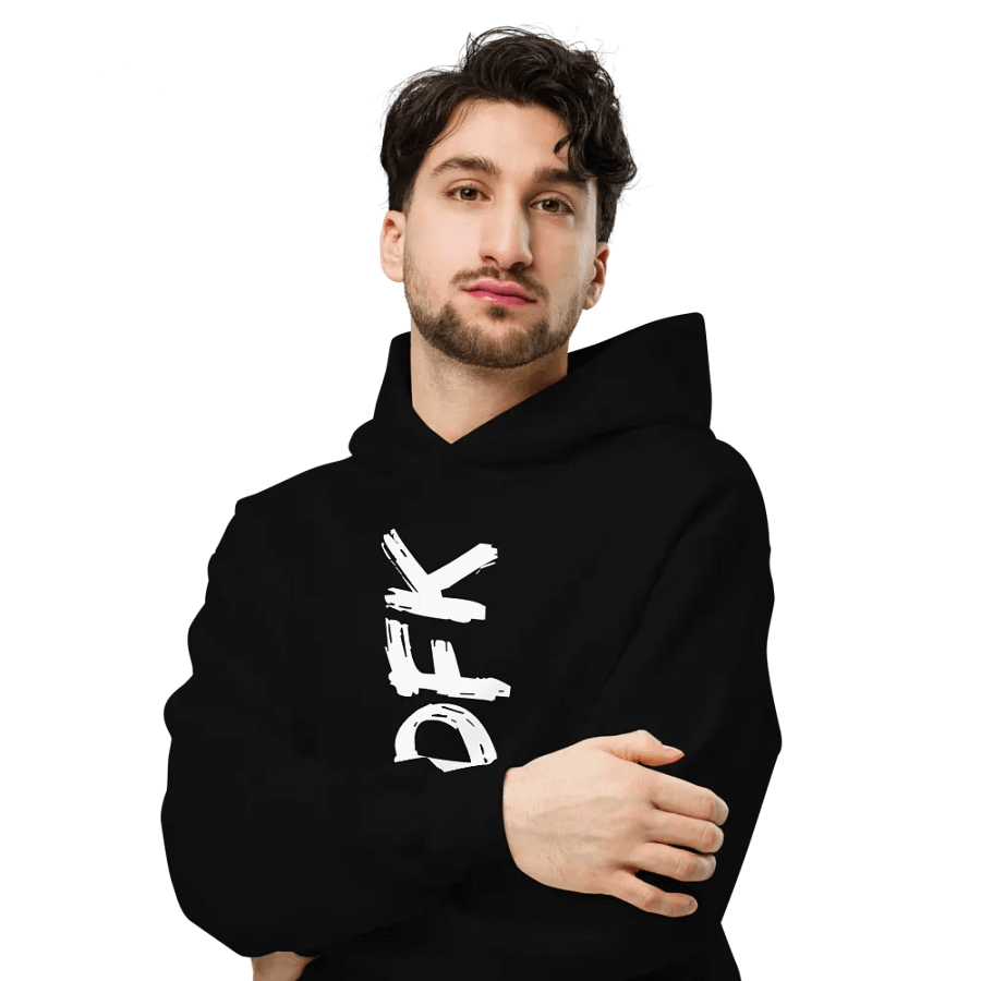 IDFK Black & White Sideways Hoodie product image (5)