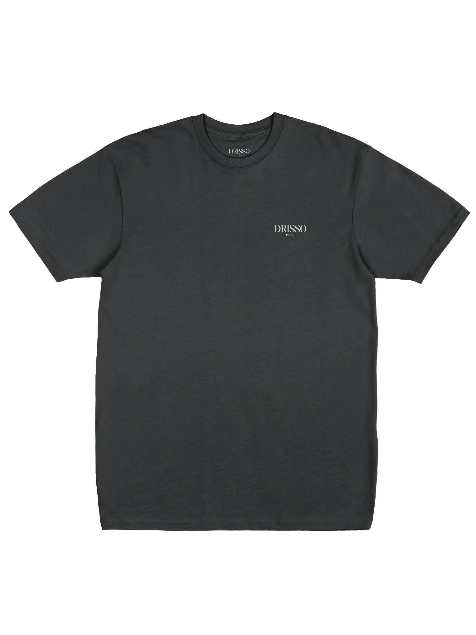 Drisso Paris™ Black Cotton Heritage Men’s Premium Heavyweight Tee product image (1)