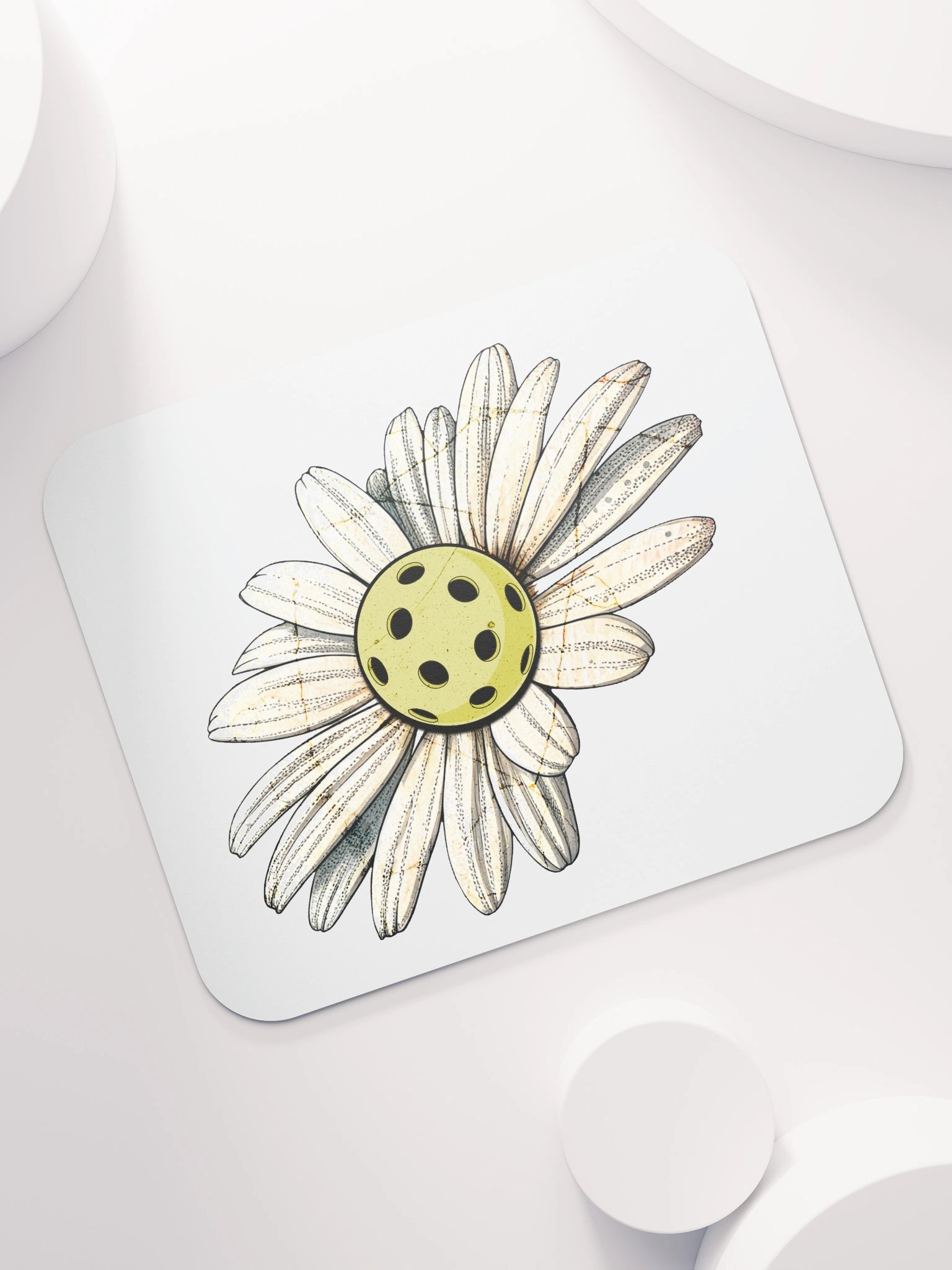 Flower Daisy Pickleball Mouse Pad product image (5)