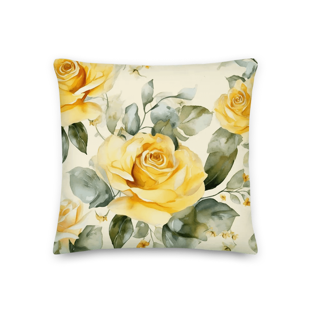 The Yellow Rose: Decorative Pillow product image (1)