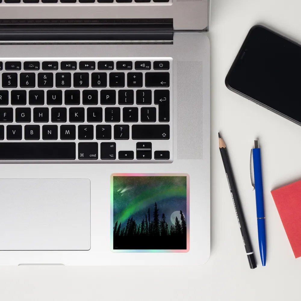 Night Gaze holographic sticker product image (10)