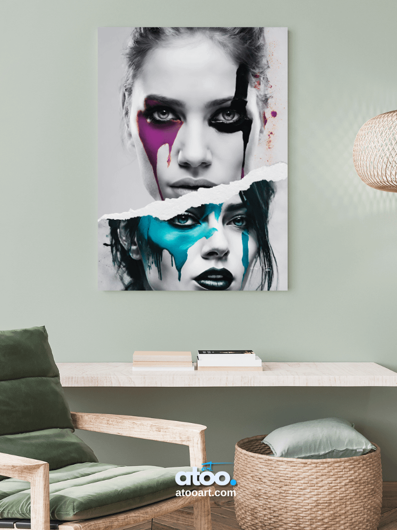 Living in Colors | Purple and beyond... | Collage Wall Art product image (2)