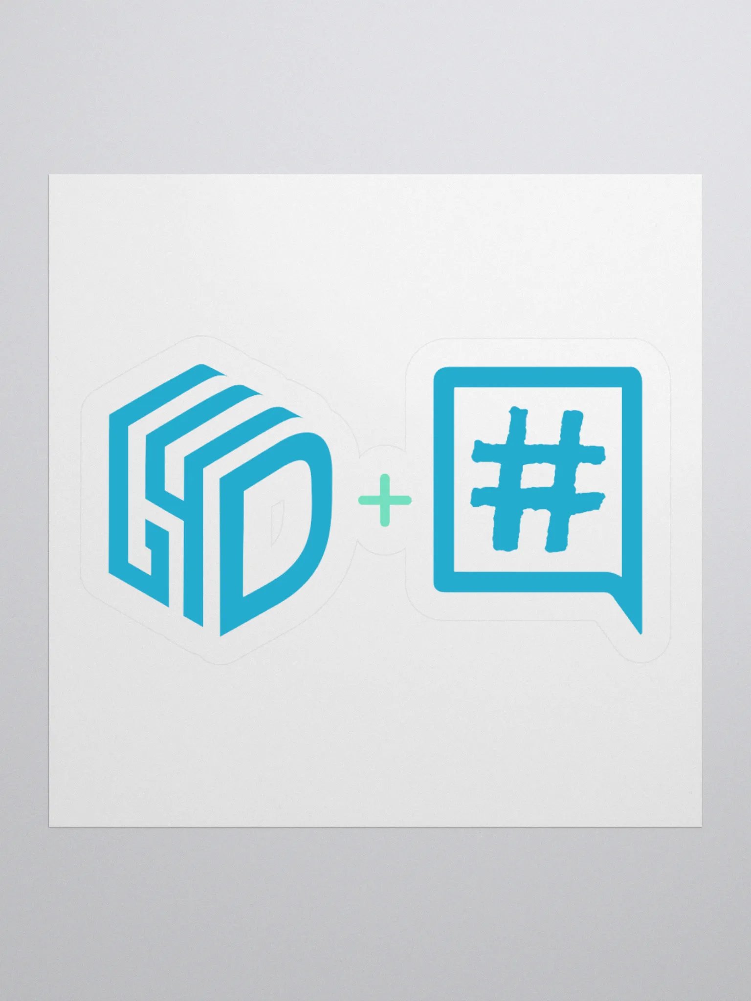Digital4Good x #ICANHELP Stickers product image (1)