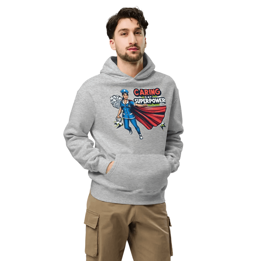 Caring Superhero Nurse Hoodie product image (37)