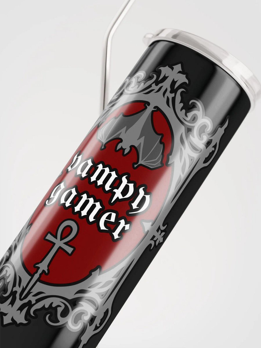 Vampy Gamer 20oz Stainless Steel Tumbler with Straw product image (5)