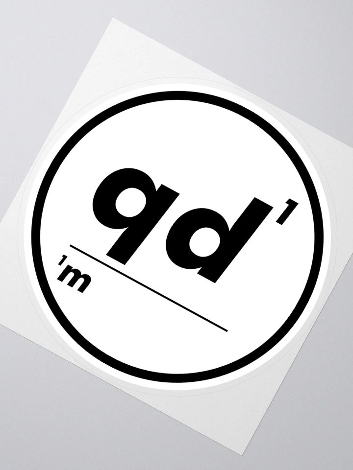 Omnibio Lab Qualitative Data Matters QD1/1M Simple Kiss Cut Stickers product image (2)