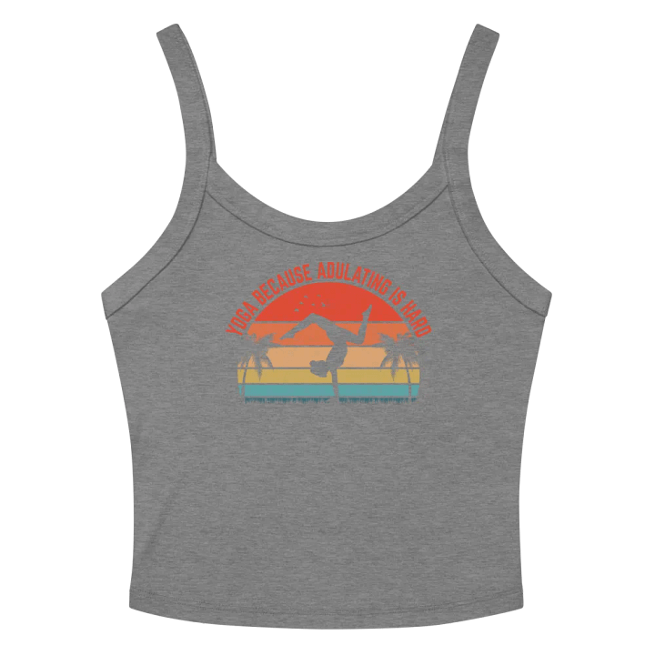 Yoga Because Adulting is Hard Tank - Bella+Canvas 1012 product image (2)