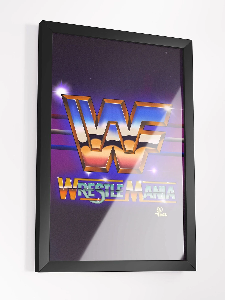 The 80's WWF Logo Deconstructed Framed Art product image (3)