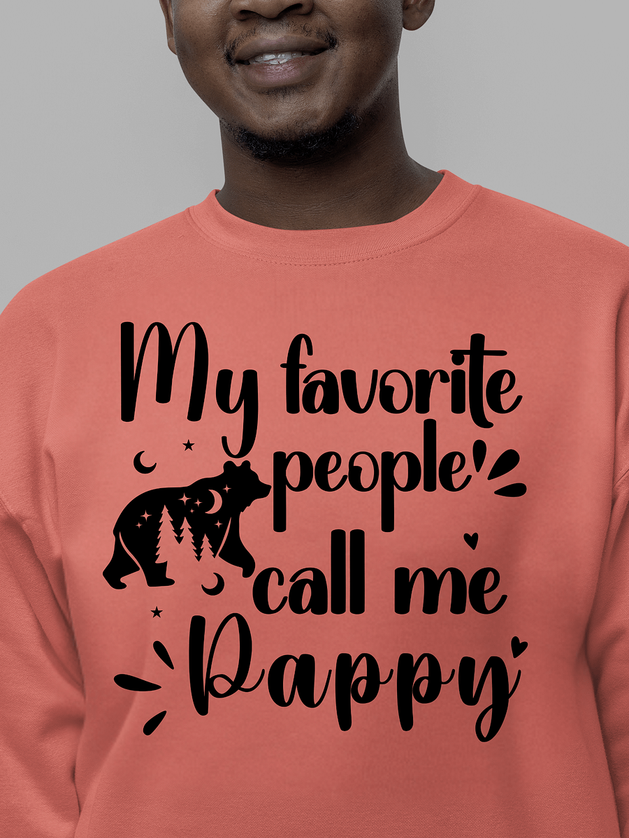 My Favorite People Call Me Pappy, Grandpa Heritage Sweatshirt product image (1)