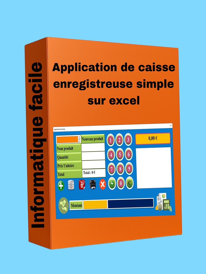 caisse enregistreuse simple sur excel product image (1)