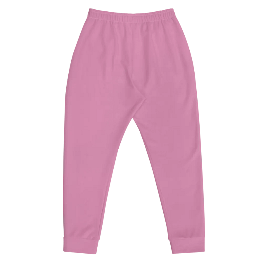 Plain Medium Carnation Pink True Summer Recycled Polyester Premium Men's Joggers by Treasure Pie product image (5)