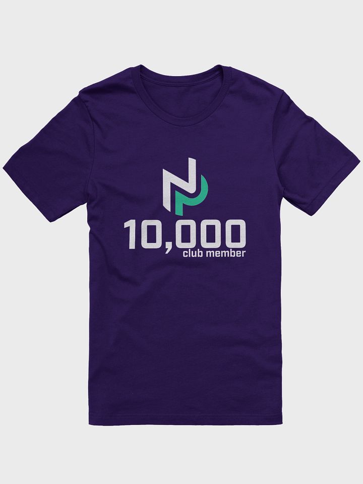 10,000 Subscriber Purple T-Shirt product image (1)