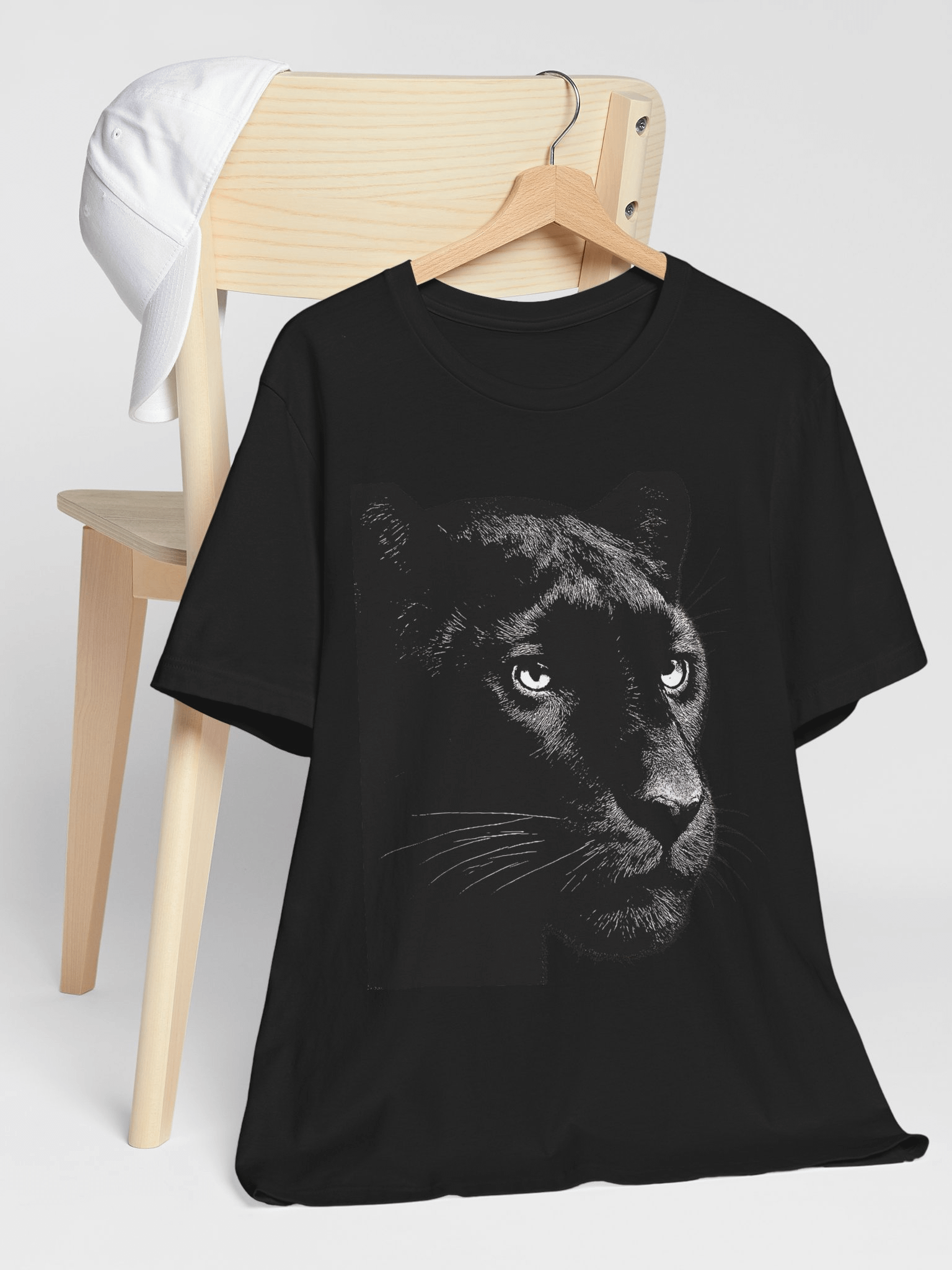 Black Panther's Gaze T-Shirt product image (1)