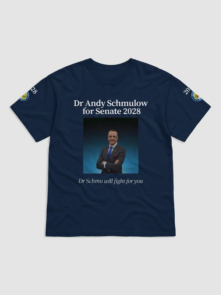 Dr Schmu will fight for you T-Shirt (Black or Navy) product image (1)