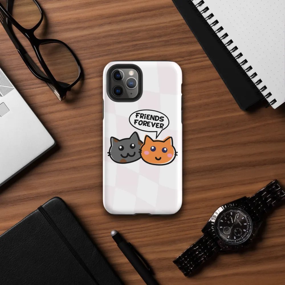 “Friends Forever” Cat iPhone Case – Adorable Two Cat Design for Pet Lovers product image (32)