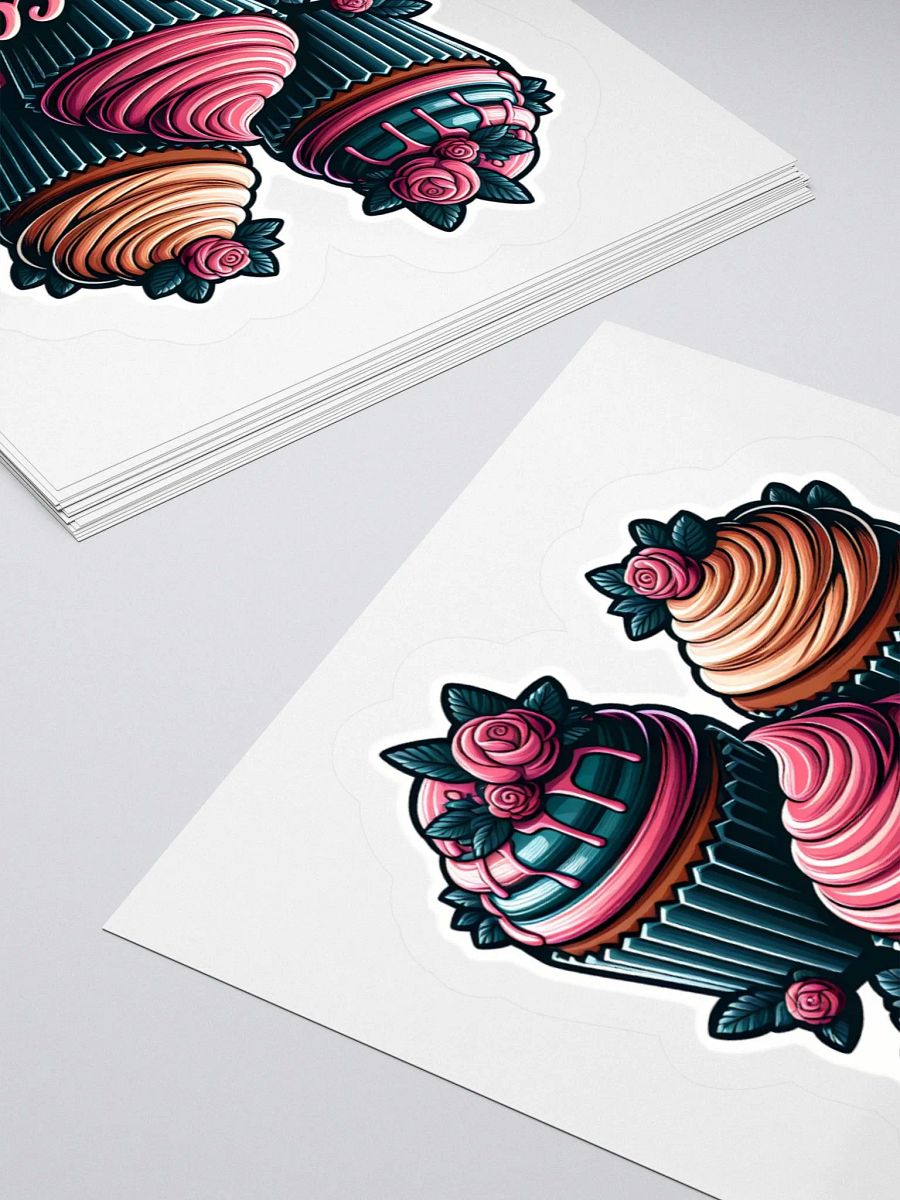 Lady Cakes Kiss Cut Stickers Set product image (11)