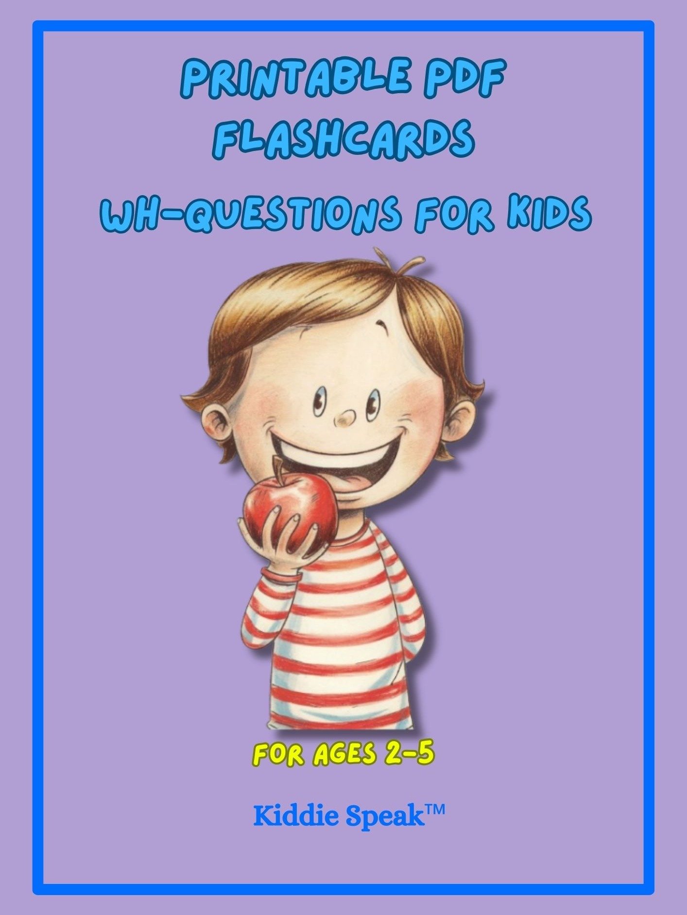 WH Questions Flashcards for Kids product image (1)