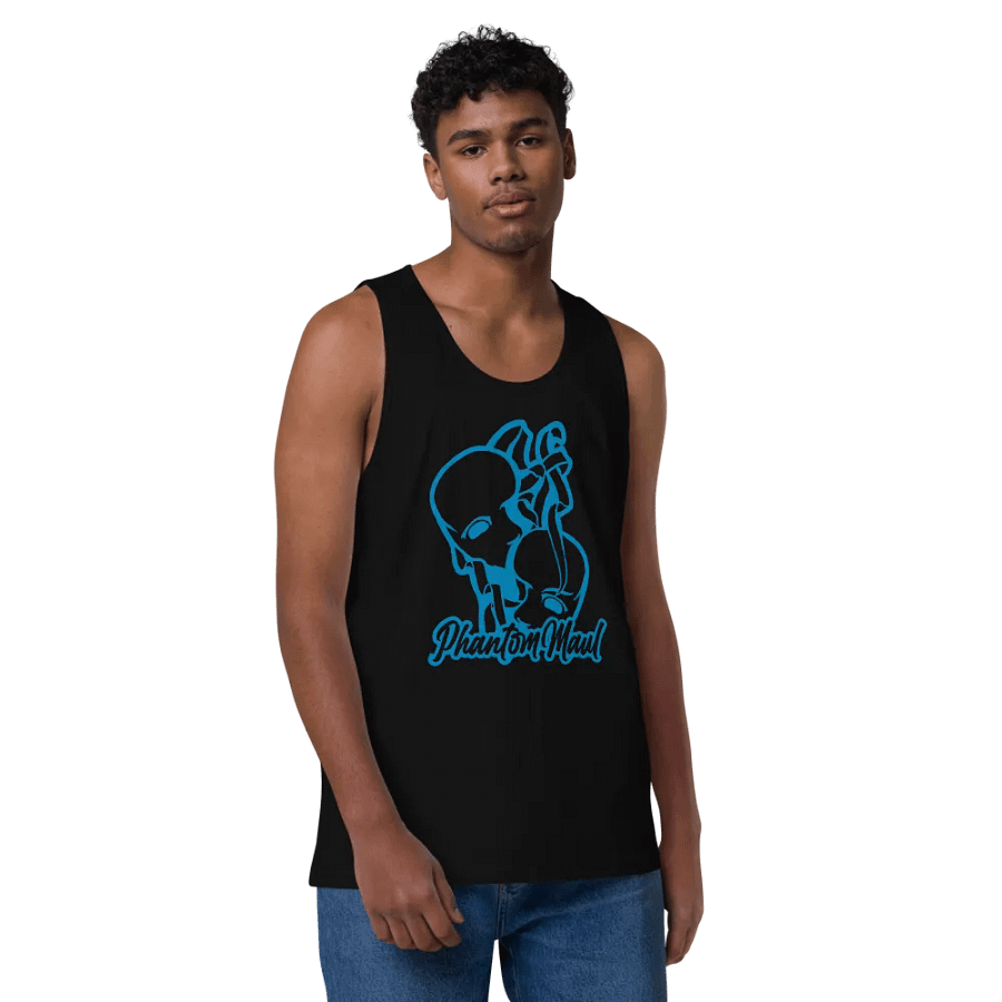 Bright Blue Logo Tank Top product image (6)
