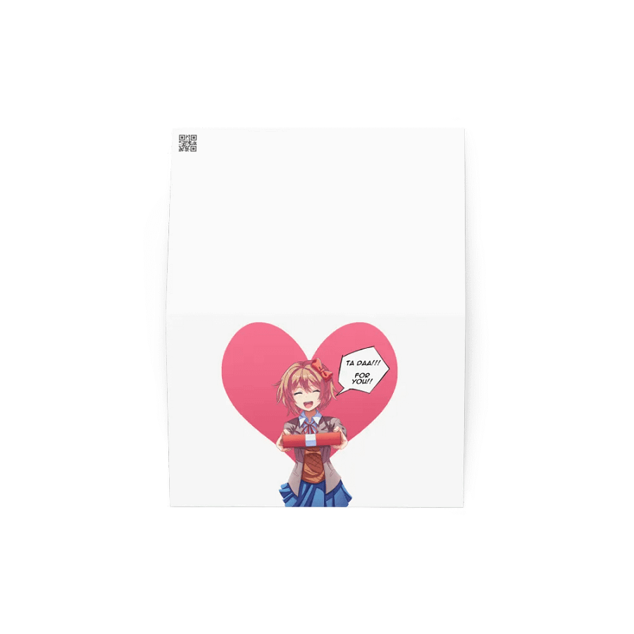DDLC Valentine day card Sayori product image (2)