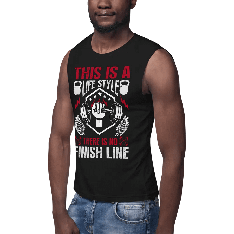 This Is A LifeStyle, There Is No Finish Line Muscle Shirt product image (4)
