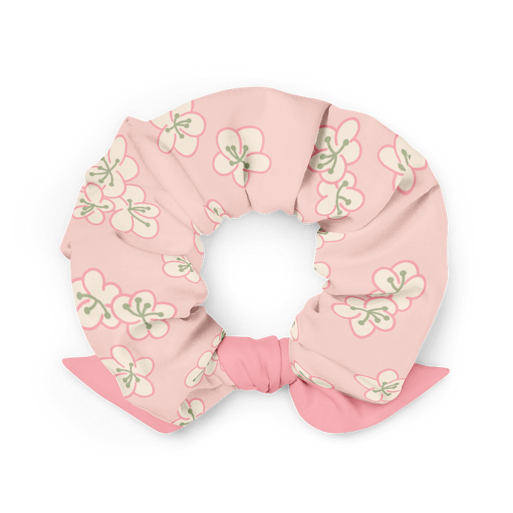 apple blossom scrunchie product image (2)