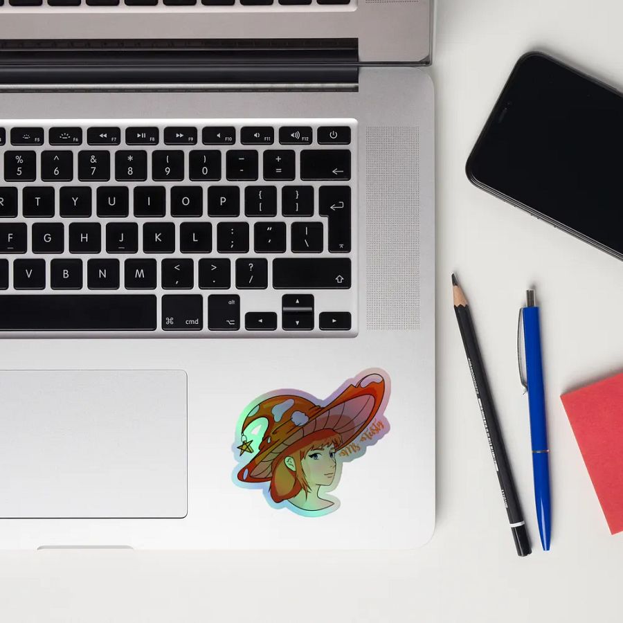 Magic Mushroom Holographic Sticker Sheet product image (10)