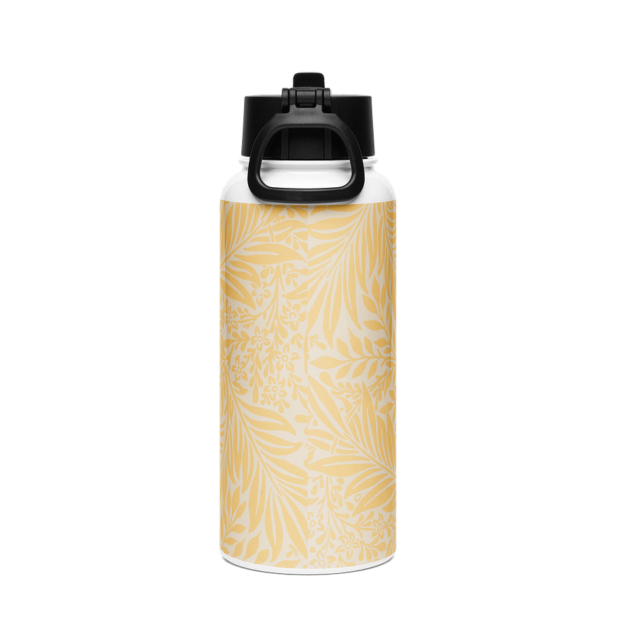 Golden Botanical Bliss Stainless Steel Water Bottle product image (2)