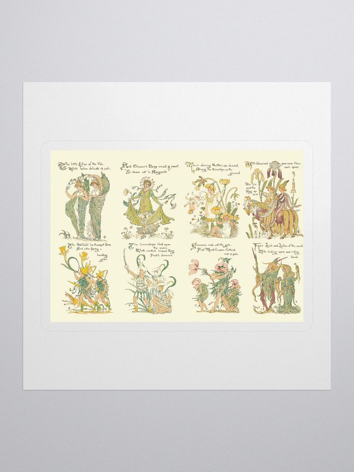 Flora’s Feast Vintage Botanical Sticker – Reimagined by Dr. Mac Garden Style product image (1)