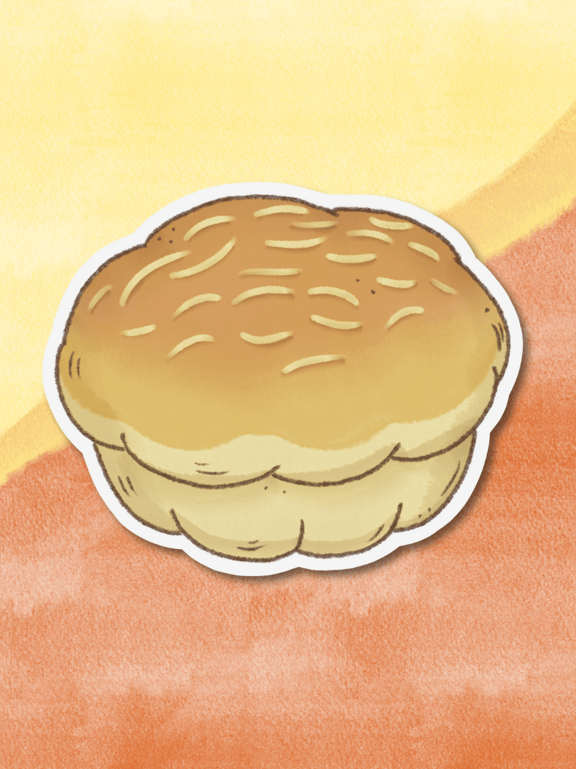Ensaymada Waterproof Vinyl Sticker product image (1)