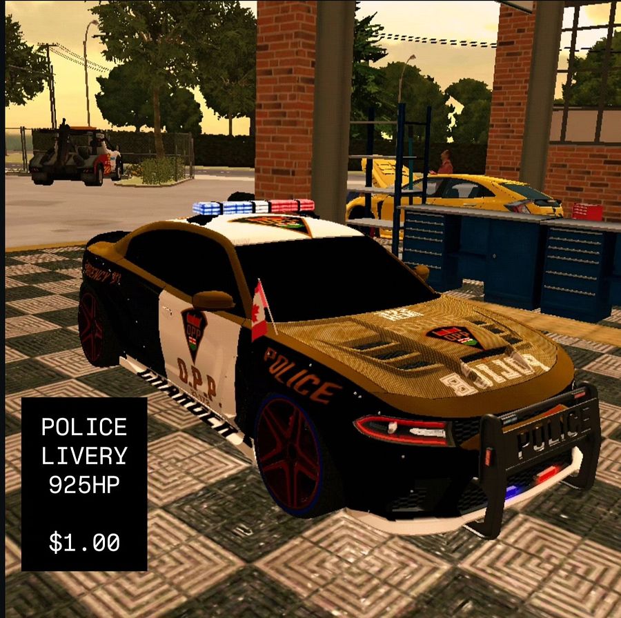 High-Speed Pursuit: 925HP Police Muscle Car Livery (Charger) product image (1)