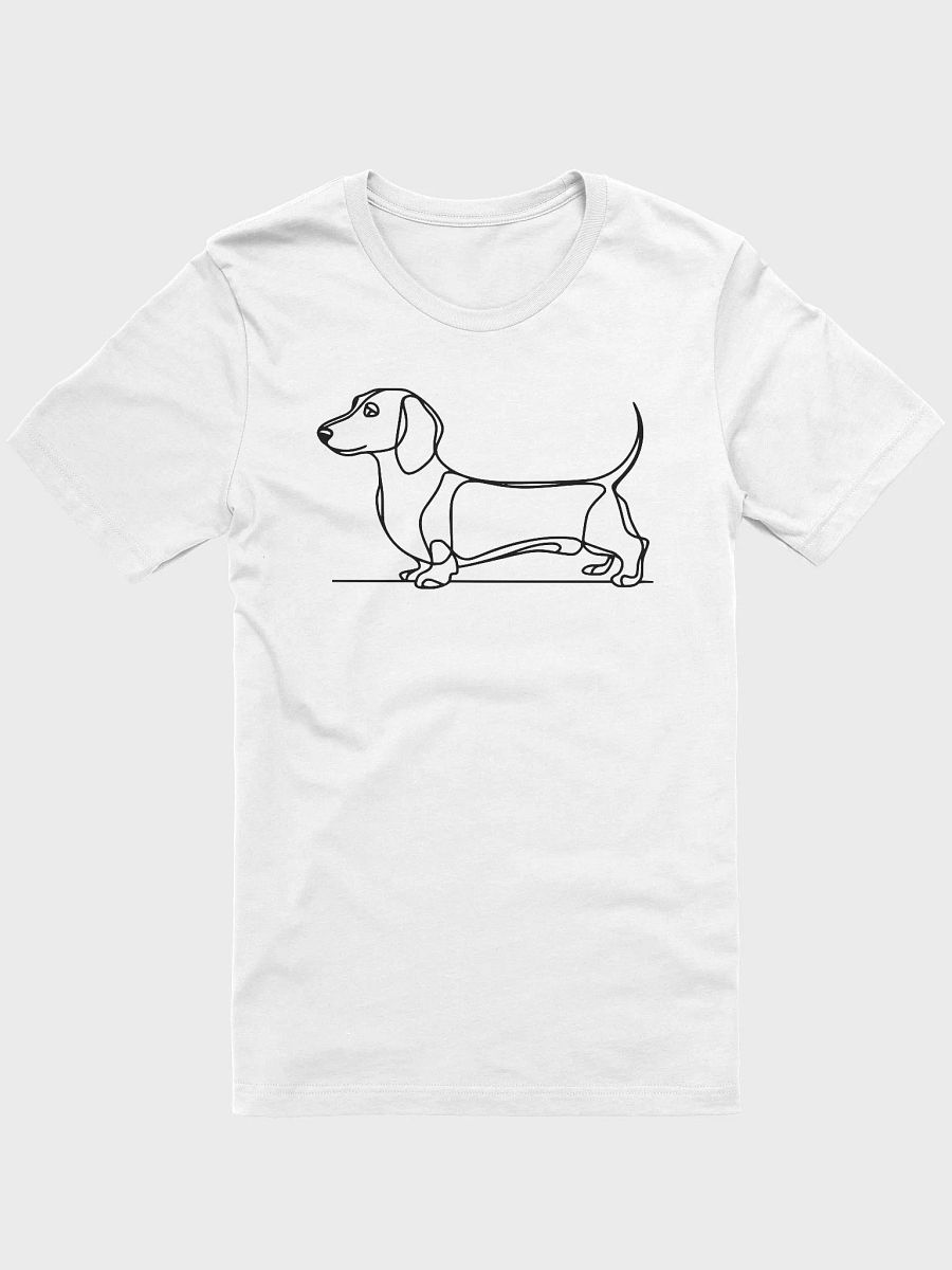 Elegant Dachshund Outline T-Shirt - Ideal for Pet Lovers product image (37)