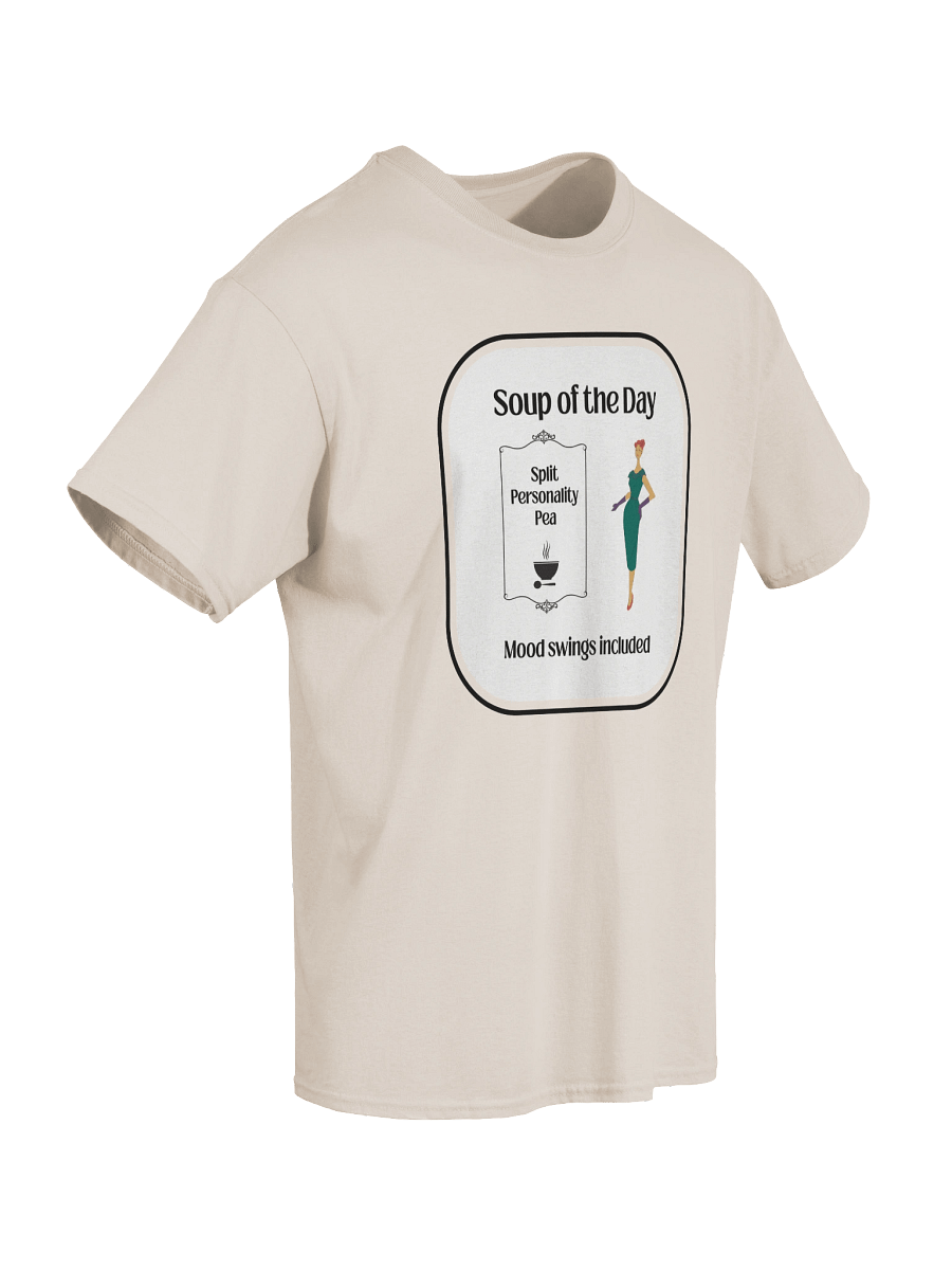 Soup of the Day: Split Personality Pea | Funny Mood Swings Shirt product image (68)