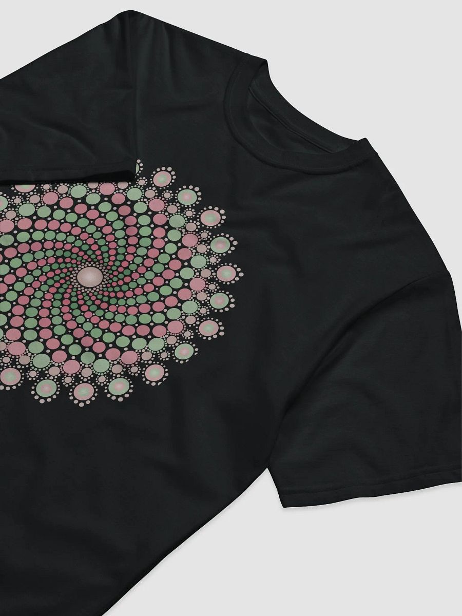 Green and Pink Mandala Unisex Organic T-Shirt product image (5)