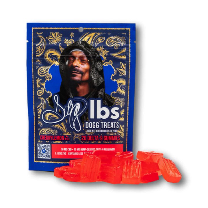 Dogg lbs Delta 9 Gummies - 20ct Pouch - Wholesale Display of 10 product image (1)
