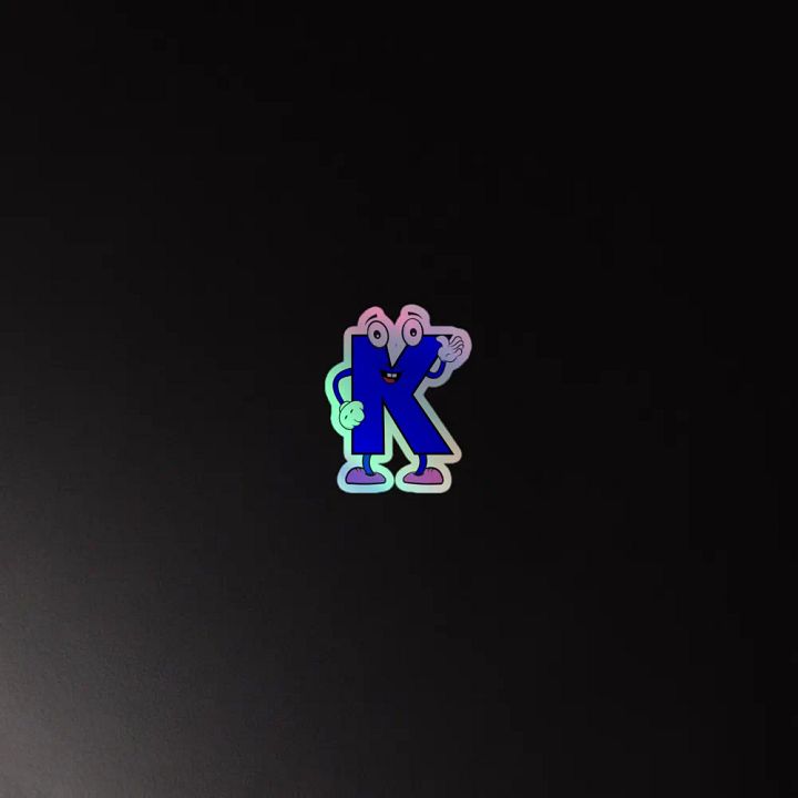 K Holographic Cartoon Character Sticker product image (4)