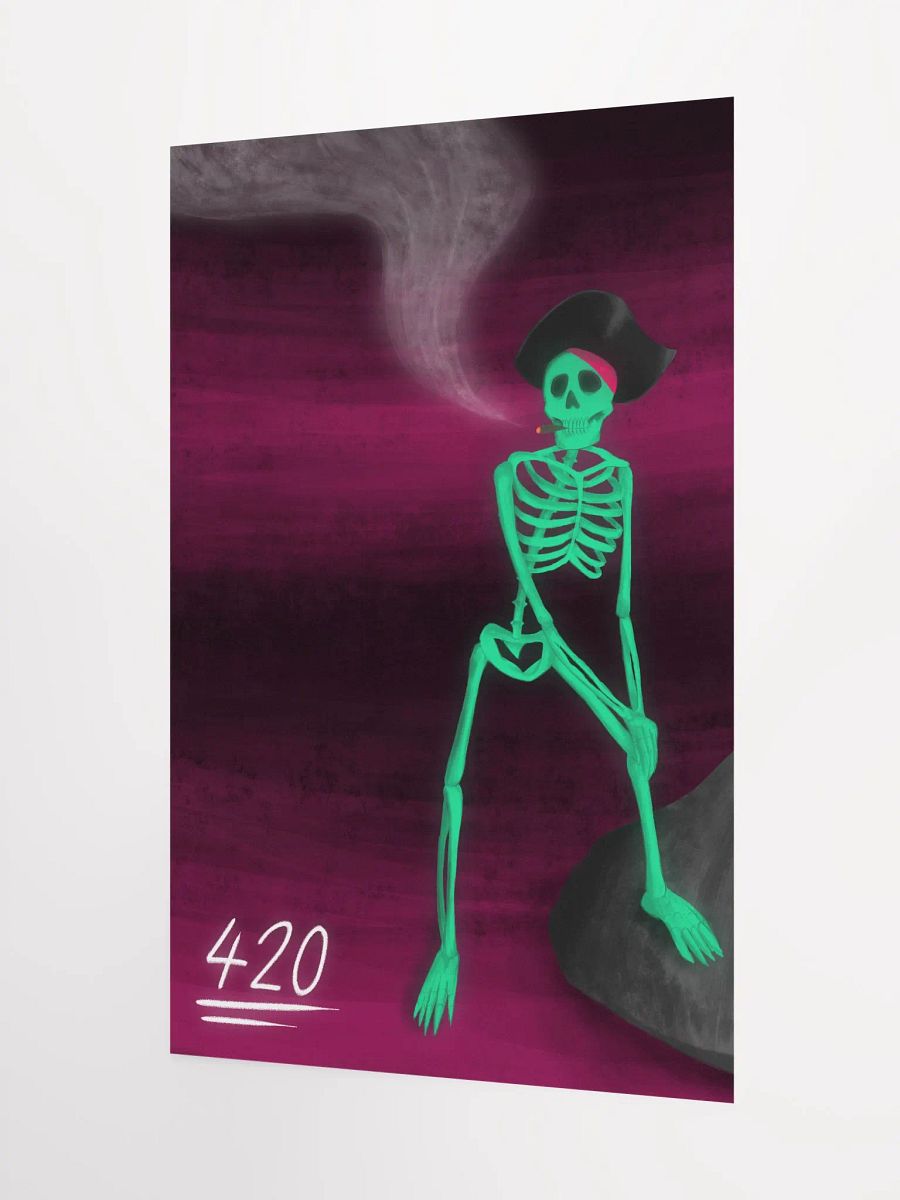 THE AWESOME SKELETON PAINTING [POSTER] product image (3)