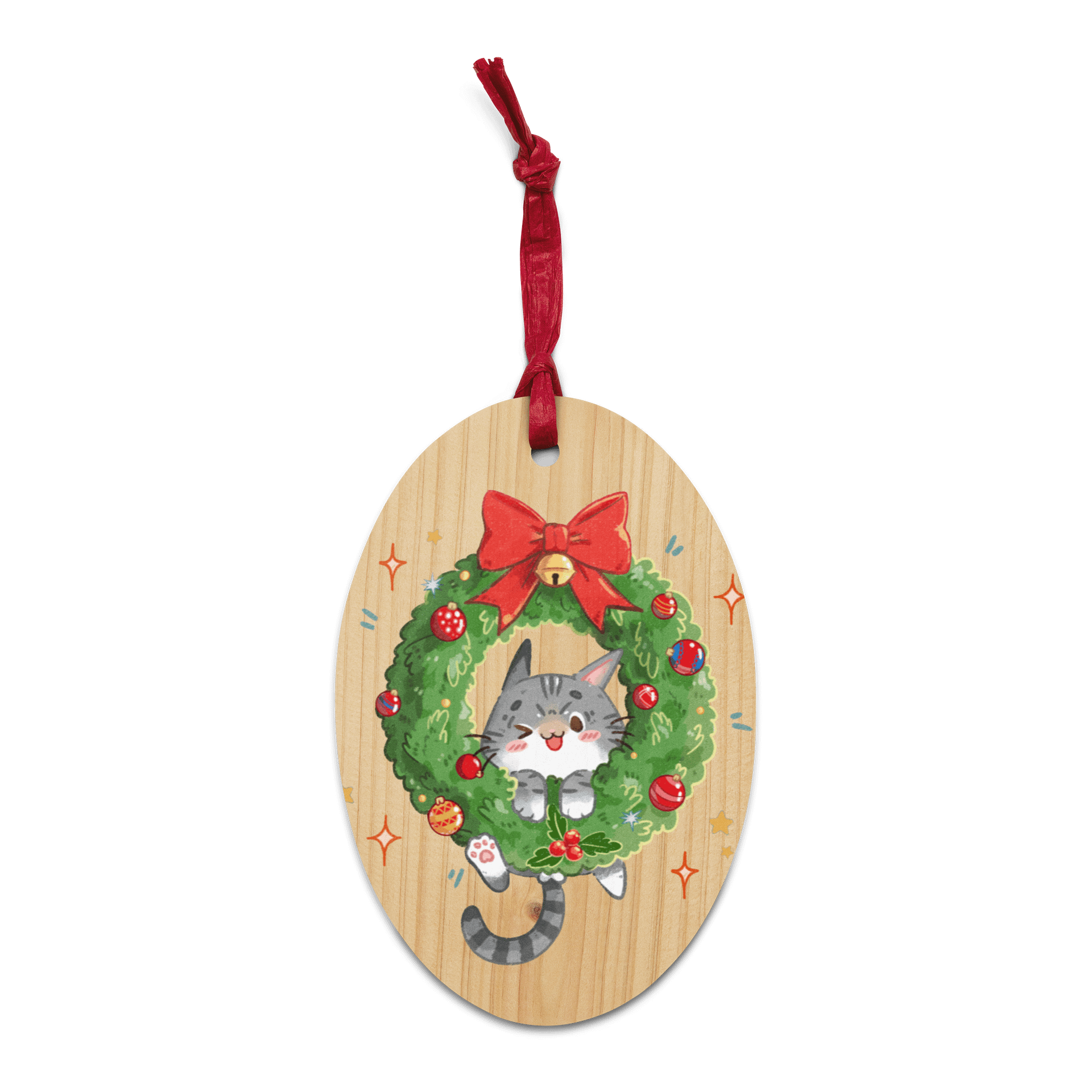 Christmas ornament Tabby cat product image (4)