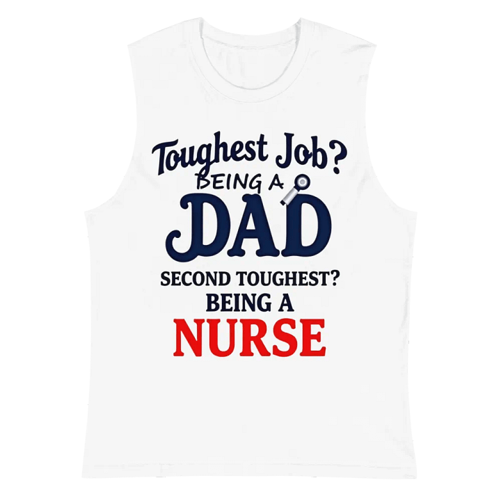 Dad: Toughest Job Muscle Tank product image (2)