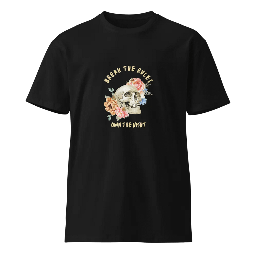 Rebel Skull and Floral Unisex Tee product image (3)