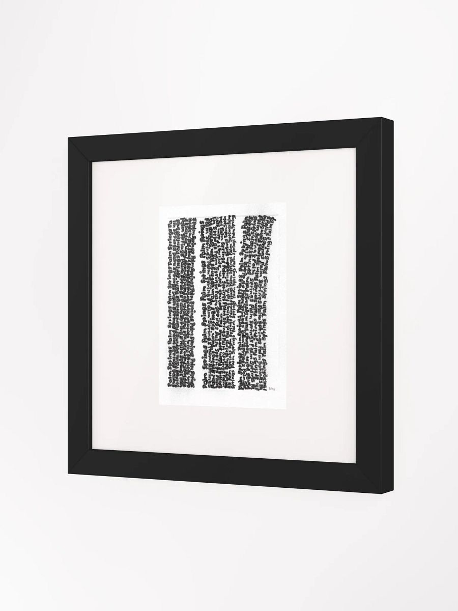 Palm Springs Panel Card Print Framed product image (1)