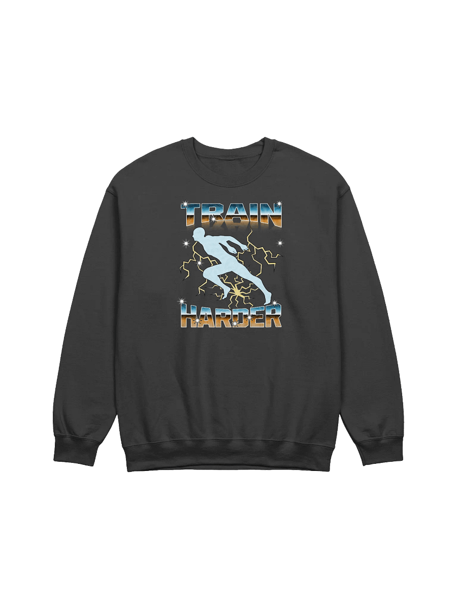 Train Harder Runner Lightning Stride Crewneck Sweatshirt product image (1)