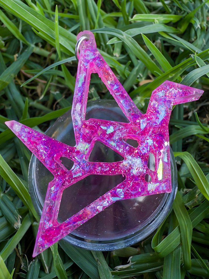 Pink Sparkly Wish Crane - Ready to Ship product image (1)