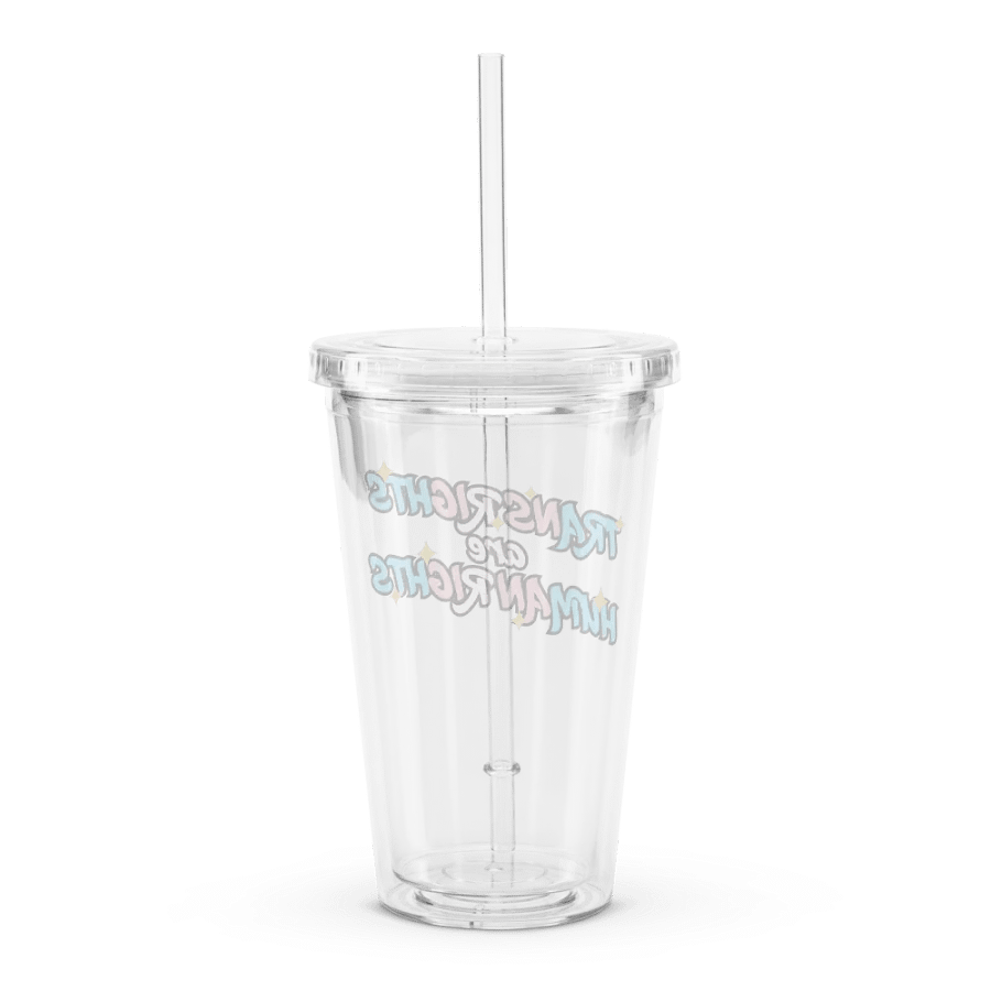TRANS RIGHTS ARE HUMAN RIGHTS! Tumbler product image (2)